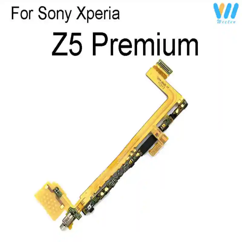 Фото Кнопка громкости премиум-класса для Sony Xperia Z5, переключатель клавиш камеры, гибкий кабель и микрофон, запчасти для микрофона Z5Premium E6833 E6853 E6883 №3