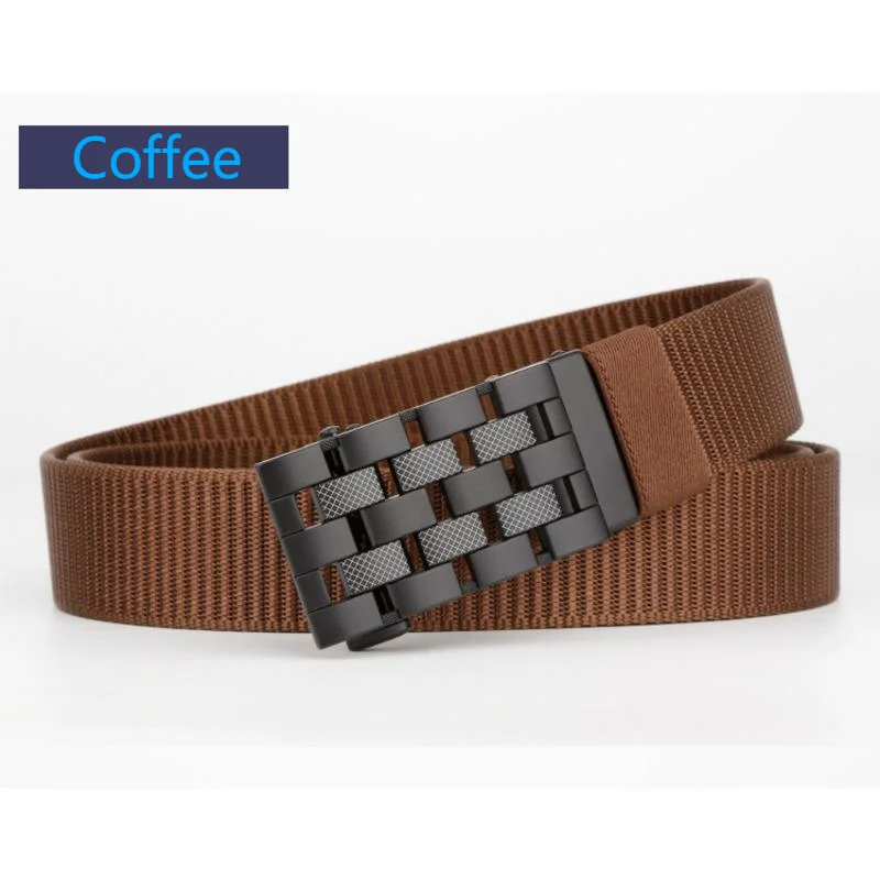 

Men's Belt Alloy Buckle Personality Design Adjustable Breathable Polyester Casual Belt Dress Fashion Belt110cm/120cm/130cm/150cm