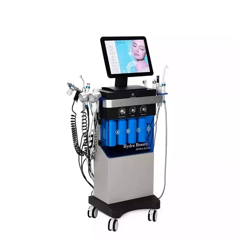 Multifunction Oxygen Hydra Dermabrasion Skin Care Machine Facial Clean Skin Rejuvenation Remove Blackhead Face Lifting Equipment 5