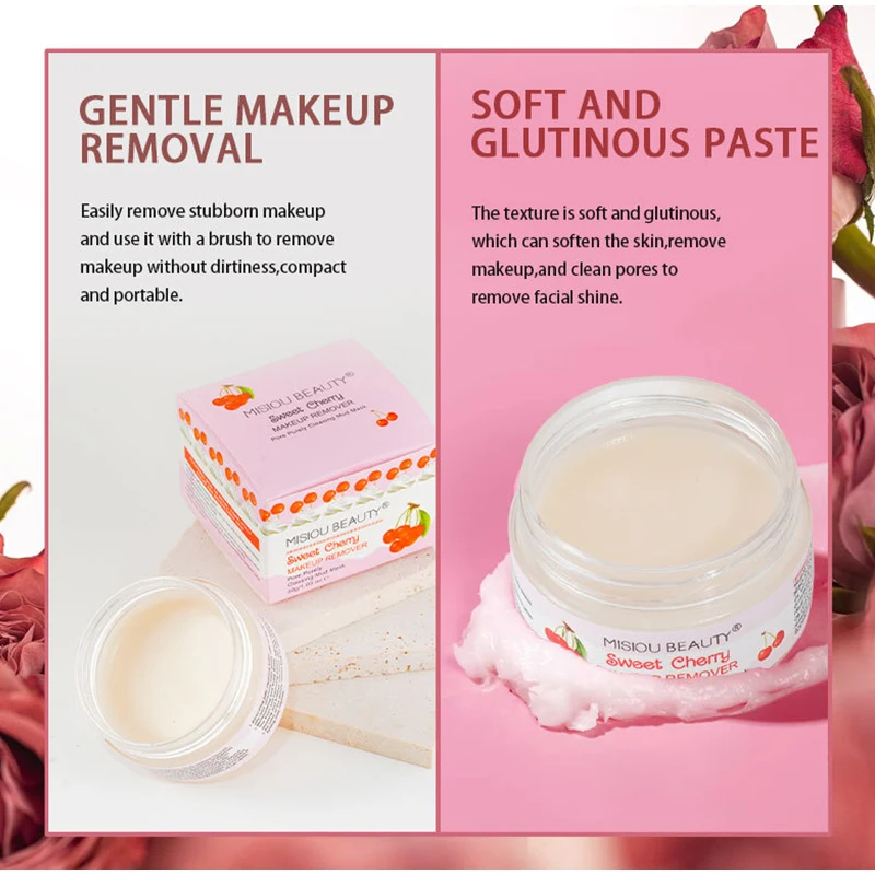 Deep Cleansing Pore Cleaning Face Cream Moisturizing Mild Non Irritating Fruit Flavor Makeup Remover Eye Lip Face 3 In 1 Makeup 5