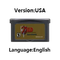 GBA Game Zeld Series Console Cartridge Minish Cap Card Four Awakening DX Swords Double Pack GBA/NDS 32-bit