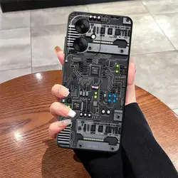Purple Soft Phone Cover - Gaming Console Design for Redmi K40 Pro (Mix01)