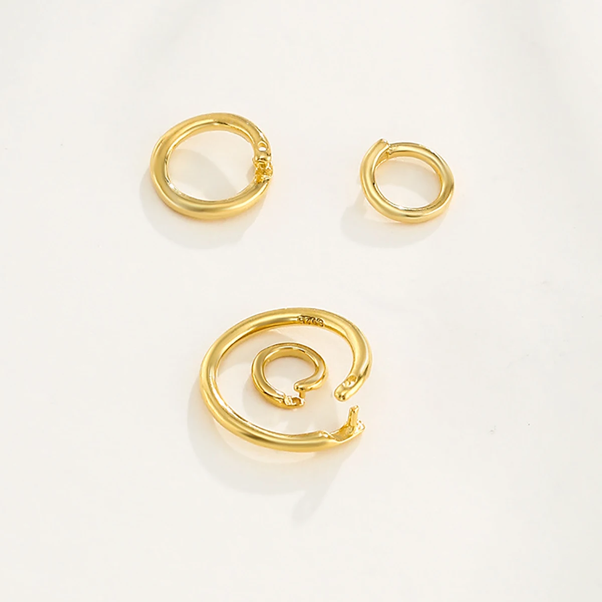 5pcs/lot 925 Sterling Silver Split Jump Ring Round Open Connector Locking Round Jump Rings for Charms Jewelry Craft Making
