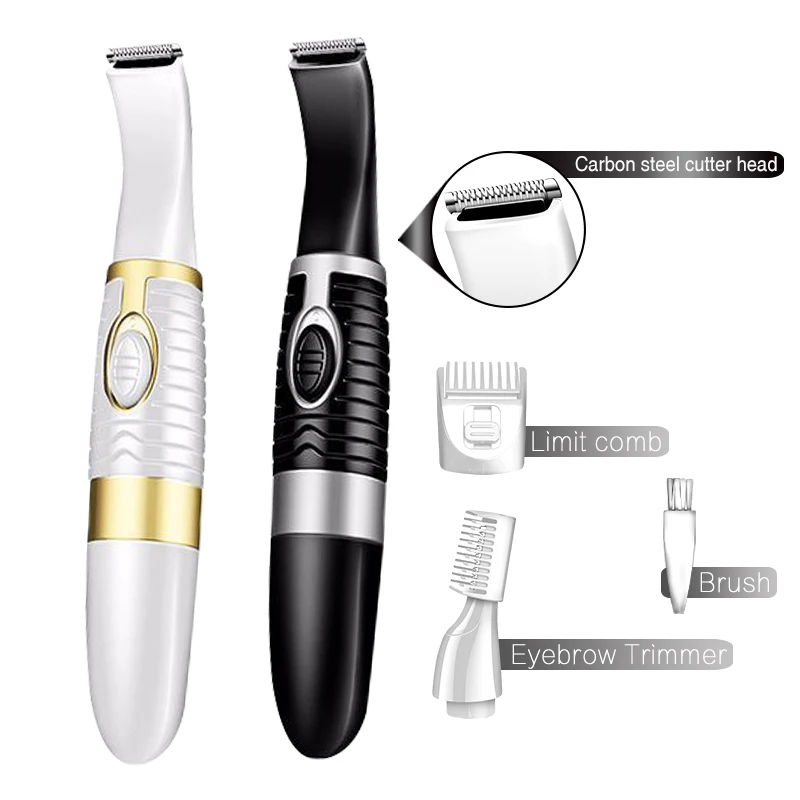 2in1 Hair Removal Women Shaver Bikini Trimmer Epilator Face Hair Eyebrow Trimmer Lady Shape Tool Female Shaving Machine