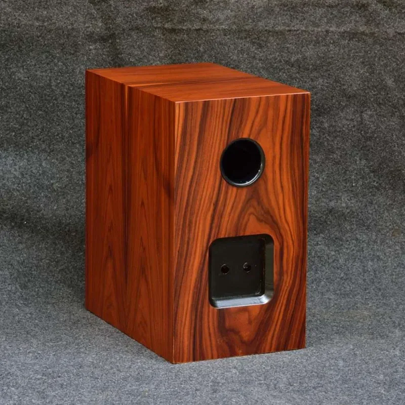 Y-071 Rosewood Veneer 5/ 6.5 /8 inch Bookshelf Speaker Empty Box HIFI Speaker Shell With Holes Modified Required (1 Pair)
