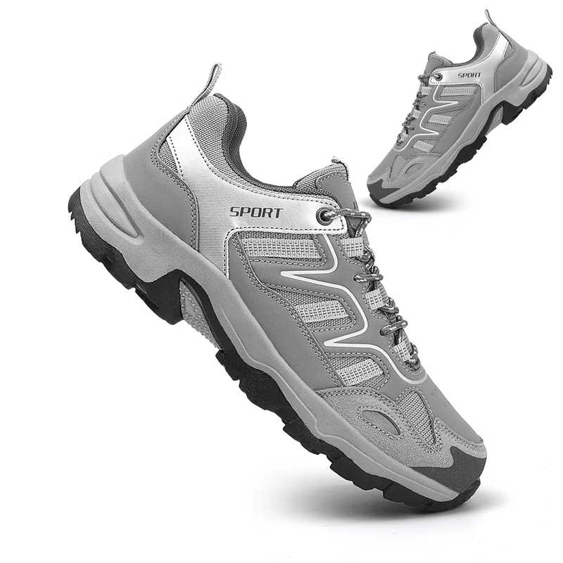 Удобная спортивная обувь большого размера для отдыха на открытом воздухе походная обувь 36-46 сетчатая спортивная обувь для отдыха и походов