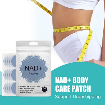 30/60/90/120pcs NAD Patch Anti Invecchiamento Rigenerazione Cellulare Migliorare L'energia Supporto Immunitario Salute Del Corpo NAD Integratore Per Le Donne Degli Uomini