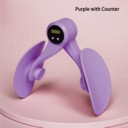 Enhanced Pelvic Floor & Thigh Toner for Postpartum Recovery & Lower Body Strengthening (Purple with Counter)