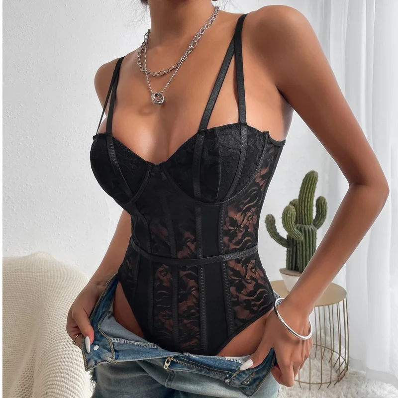 Black of Friday Deals 2023 Womens Bodysuit Women Casual Sexy  Eyelet Floral Leaves Print Court Vintage Corset Straps Tank Strapless Off  The Shoulder Corset Breast Support Solid Corset Black Small: Clothing