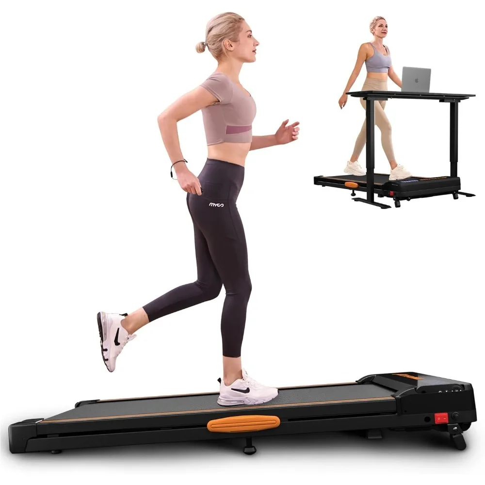 Walking Pad Treadmill with Incline, Under Desk Treadmills, Portable Treadmill for Home Office