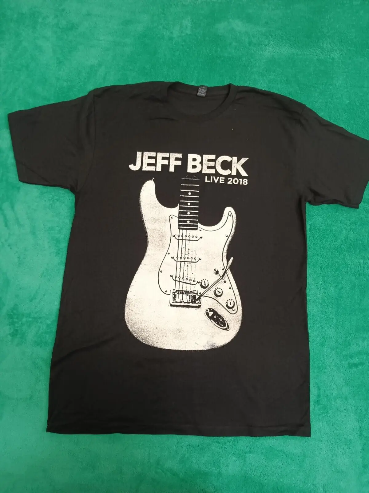 Новинка 2018, футболка черного цвета с изображением Джеффа Бека из Северной Америки, большие размеры