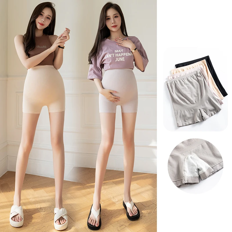 

Maternity Leggings For Pregnant Women High Elasticity Underwear Belly Underpants Pregnancy Clothing Breathable Safety Shorts