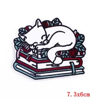 Cartoon Flower Embroidery Iron-On Patches – Cute Fox, Whale, Butterfly & Animal Cloth Stickers for Clothes, Jackets, Bags & DIY Applique Projects - Image 2