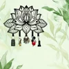 Artistic Metal Wall Mounted Clothes Hanger Modern Decor Coat Rack Hook Artistic Coat Rack Metal Wall Hanger Modern Hook Storage 3