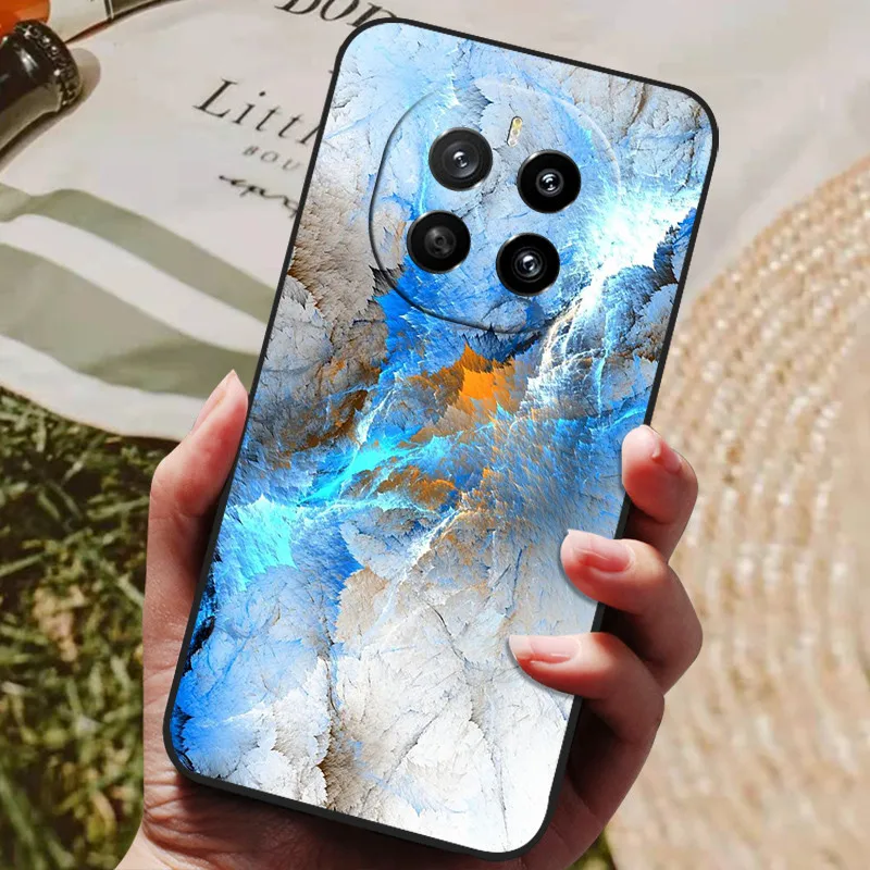 Luxury Painted Silicone Phone Case - Protective Back Cover