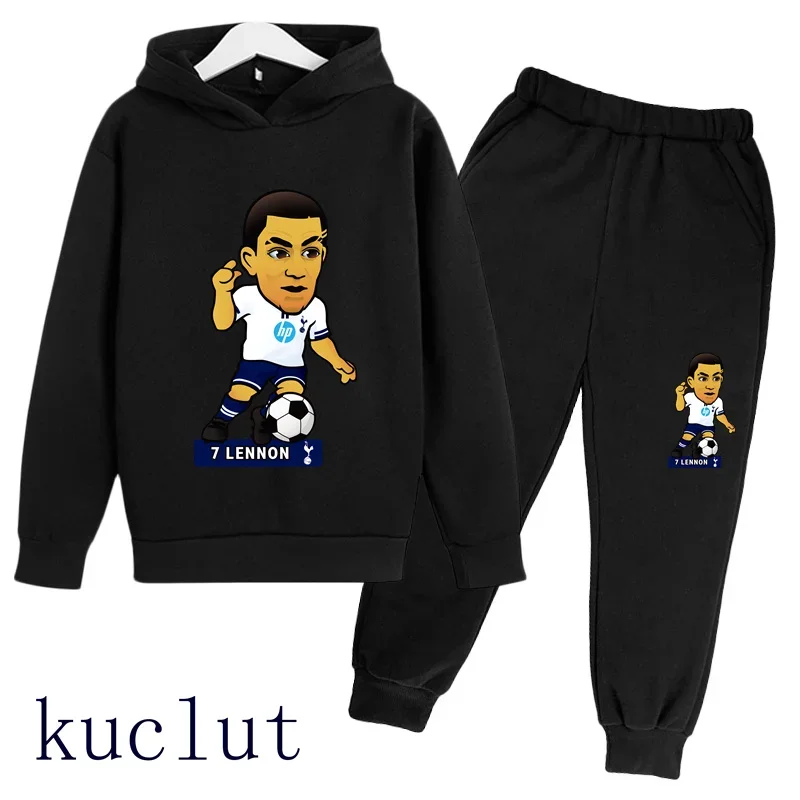 

6Football KUCLUT Autumn/Winter Fashion Outdoor Children's 3-15 Year Old Sports and Leisure Daily Outdoor Children's Set 100-160