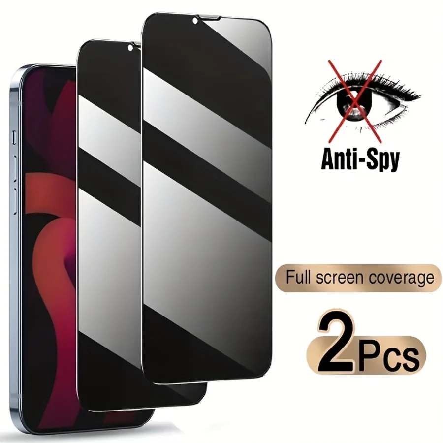 

2pcs Full Cover Privacy Screen Protector For IPhone 11 Pro Max 12 15 13 14 X XR XS Max 7 8 Plus IPhone SE 3 SE 2