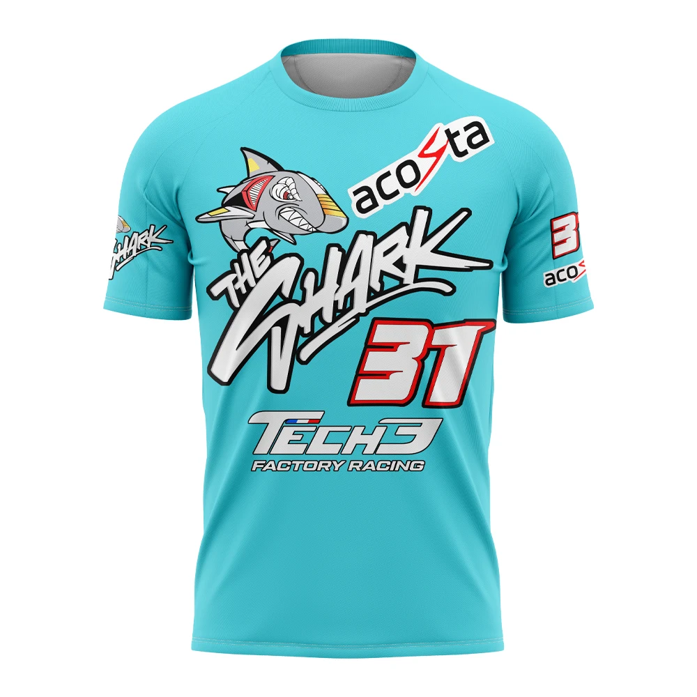 Motorcycle Race No. 31 Driver Acosta Fan Men's and Children's Summer Quick Dry Sports T-shirt