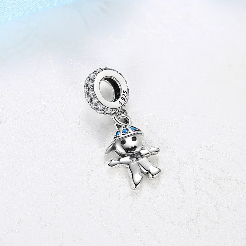 Original 925 Sterling Silver Charms Family Tree Boy Girl Love Mom Friend Beads Fit Pandora Bracelets Necklaces Jewelry For Women