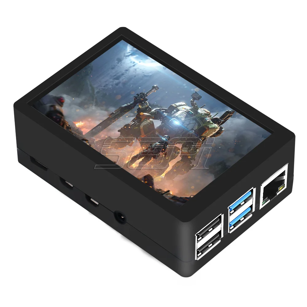 ラズベリーパイ4 搭載 5インチモニター付き 電源コード PS3コントローラー ラズベリーパイ4 5インチモニター付き PS3コントローラー 送料無料