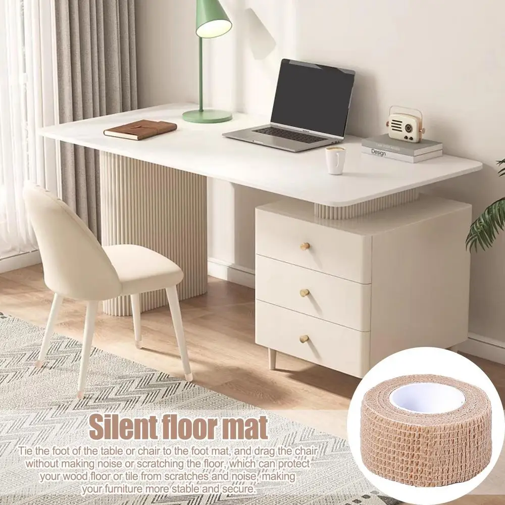 Description Picture 3 of itemChair Foot Covers Anti-slip Felt Furniture Roll Chair Table Leg Cover Stickers Pads Waterproof Floors Protectors with Clear Felt