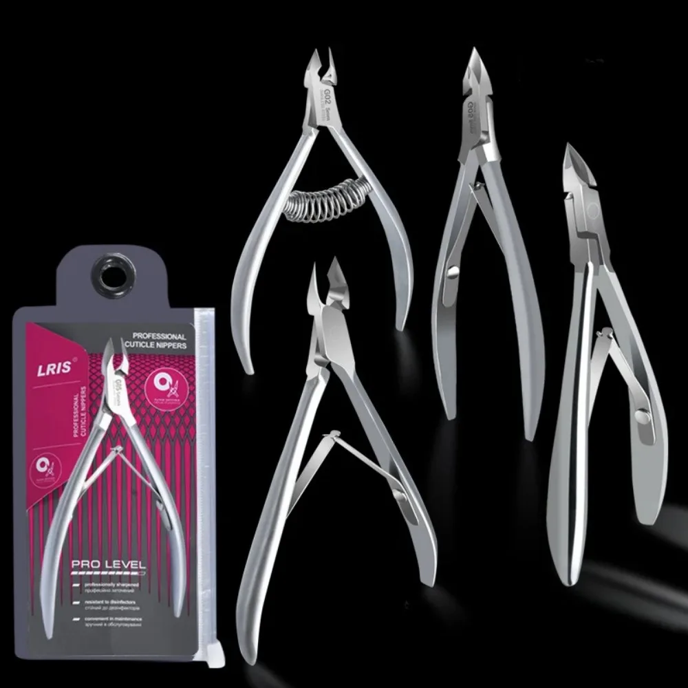 New Stainless Steel Cuticle Trimmer Professional Nail Nipper Remover for Fingernails Toenails Dead Skin Remover Cuticle Scissors