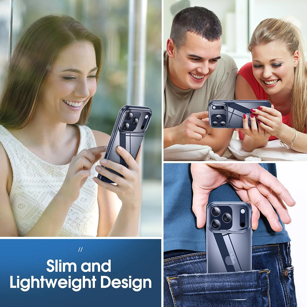 Shockproof Silicone Clear Soft Case For iPhone 17 Pro Max 17Air Ultra Thin Transparent Slim Shell For iPhone Air 17ProMax Cover view 6