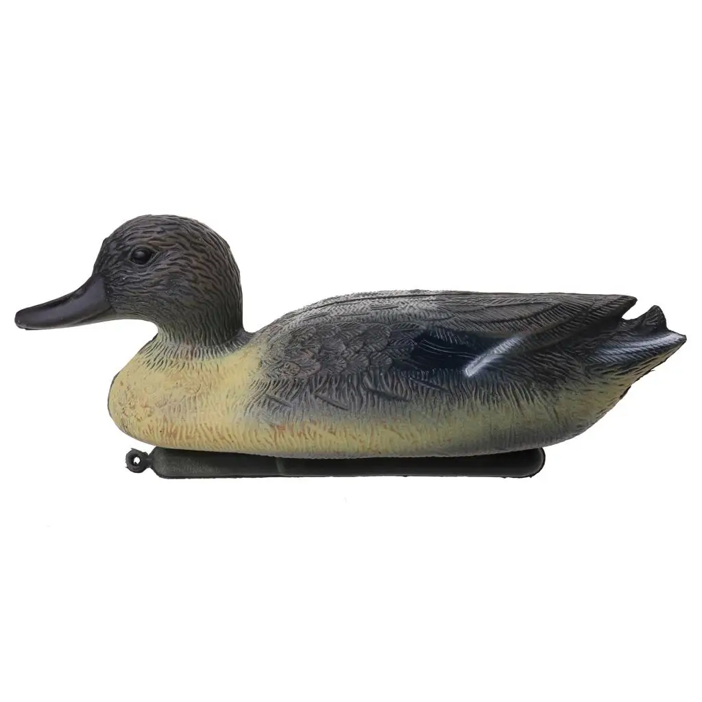 PE Lifelike Floating Hunting Shooting Artificial Male/Drake Duck Decoy Garden Figurine Decoration