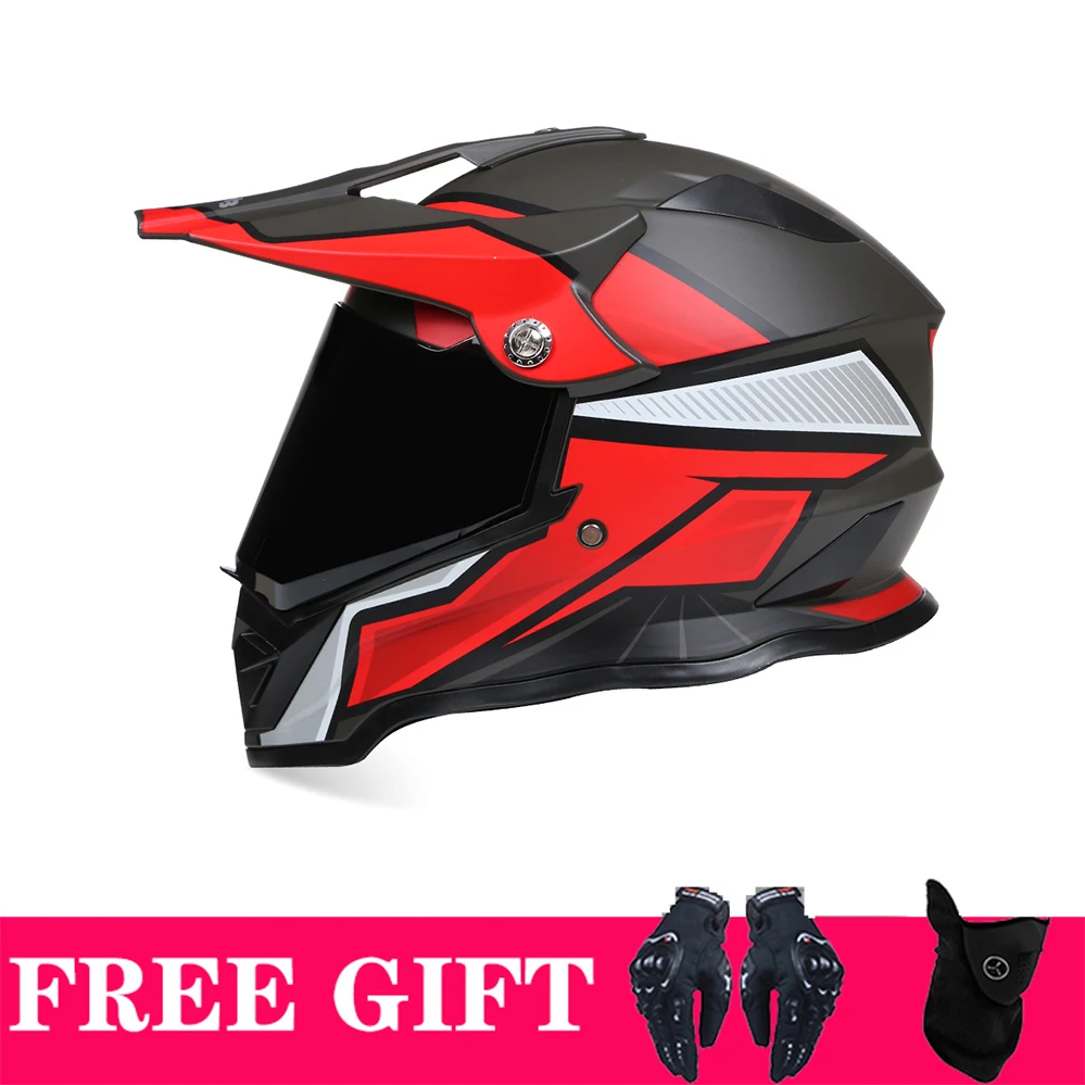 

High Quality ABS Professional Rally Motocross Full Face Protective Helmet, Mountain Racing Downhill Bike Moto Capacetes DOT ECE