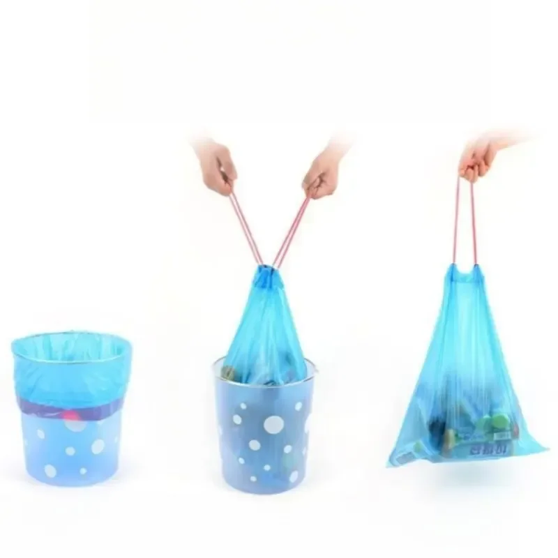 Drawstring Garbage Bag Thickened Garbage Disposal Bag Smart Trash Can Kitchen Toilet Storage Weighing 10kg trash bags