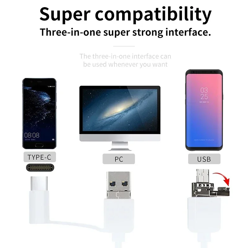 HD Visual Mirror Cameras Examination 3-In-1 Camera Waterproof Skin Healthy Detecting Cameras For Dentist Observatispection Tool 6