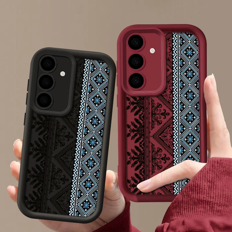 Vintage Patterns Phone Case - Timeless Design with Enhanced Protection