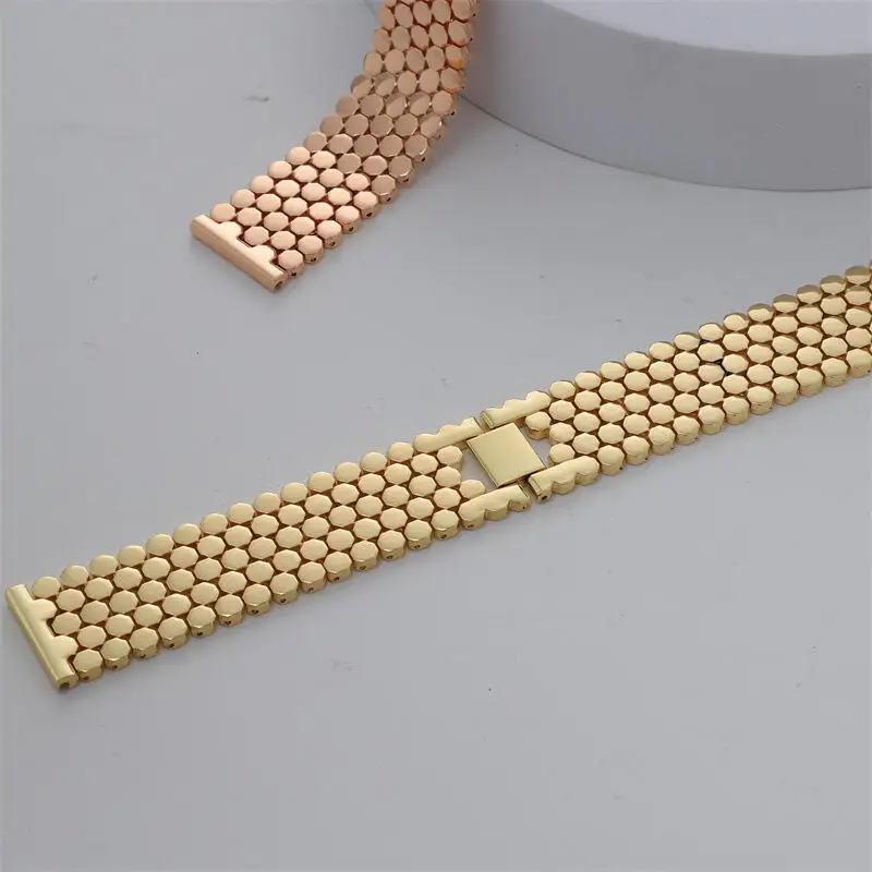 Premium 22mm Stainless Steel Metal Bracelet Strap