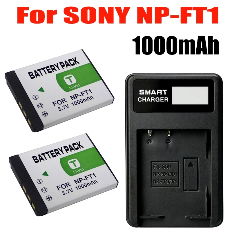 NP-FT1 NP FT1 NPFT1 배터리, 소니 DSC-L1 DSC-M1 DSC-M2 DSC-T10 DSC-L1 DSC-T1 DSC-T3 DSC-T5 DSC-T10 배터리 카메라용, 1000mAh 