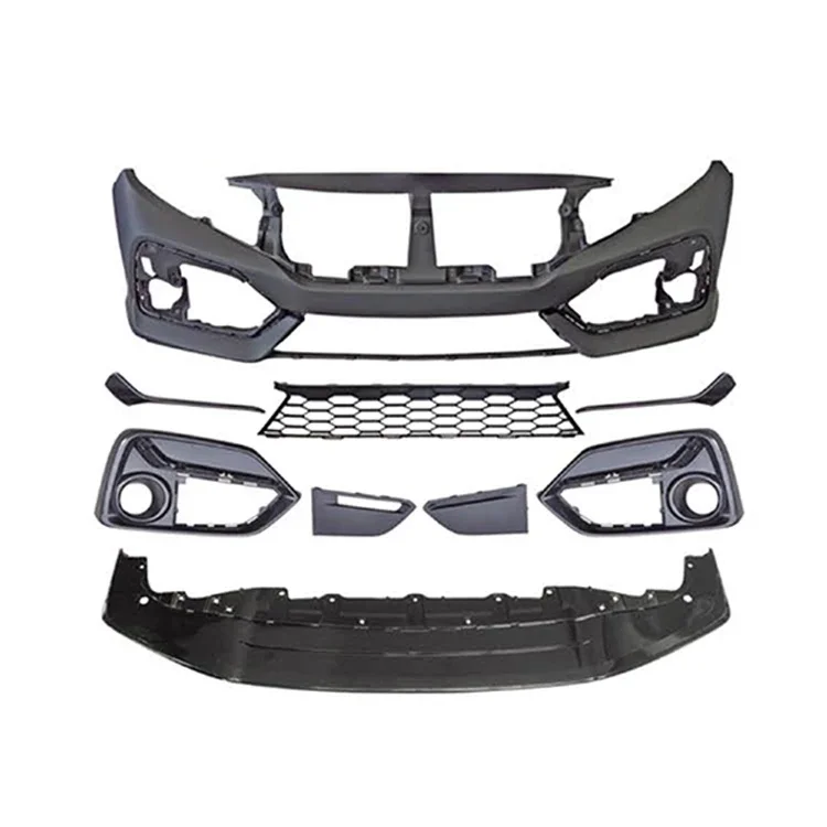 

20SI Style Car Bumper Front Bumper Lip Body Kit Auto Parts For 2016+