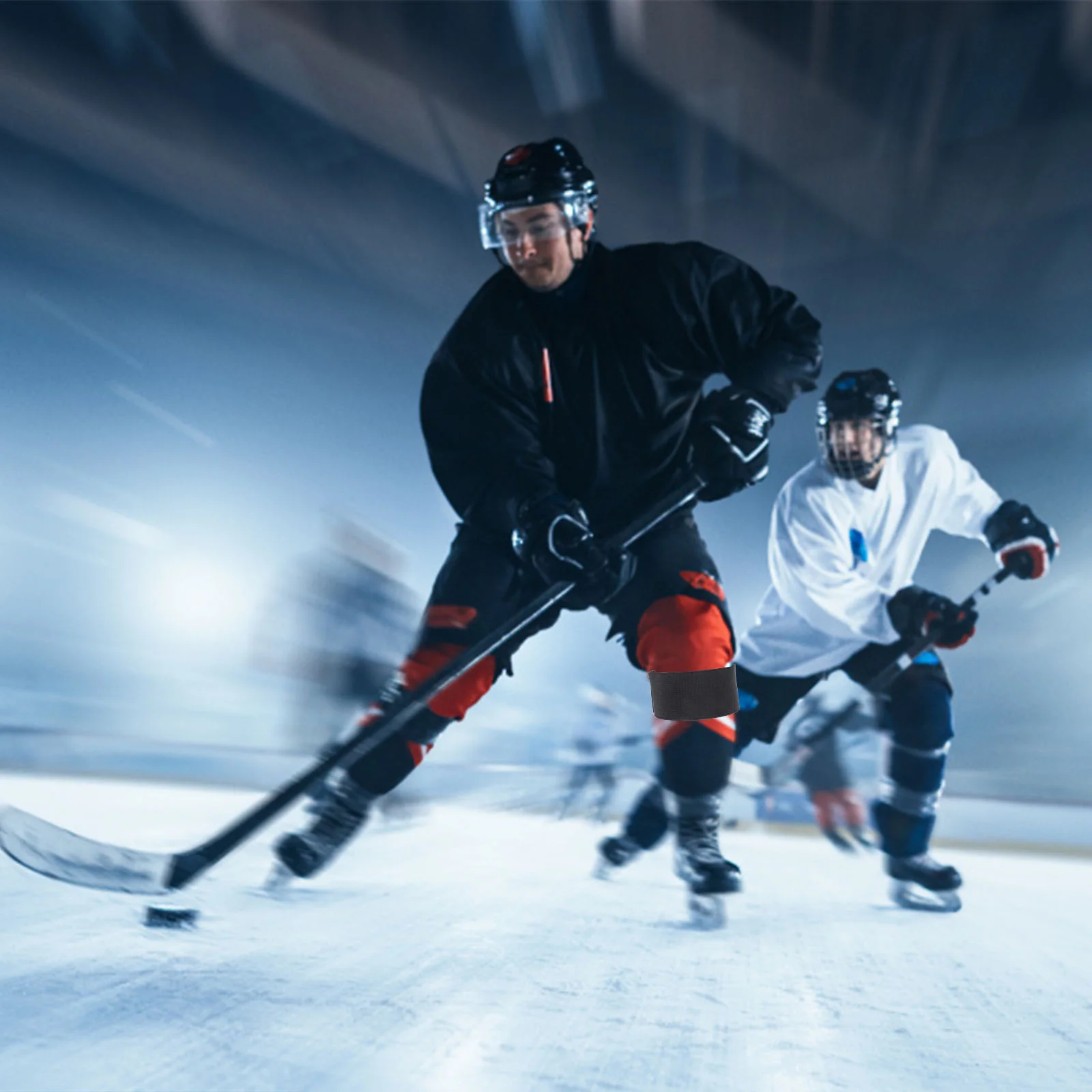 Anti Slip Shin Guard Straps Hockey Leg Fixed Non-Slip Security Miss Goalie Pads Heavy Duty Hockey Shin Straps For Easy Use