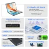 BYONE BY135 Dual Screen Laptop Intel N100 DDR5 16G RAM M.2 SSD 13.5 Inch 2.5K Touch Screen Notebook 9000Mah Computer PC Office 2