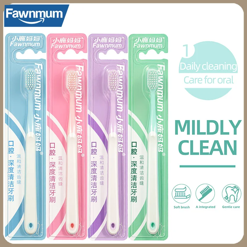 Fawnmum Toothbrush For Adults Teeth Cleaning Tools Silicon Tooth Brush