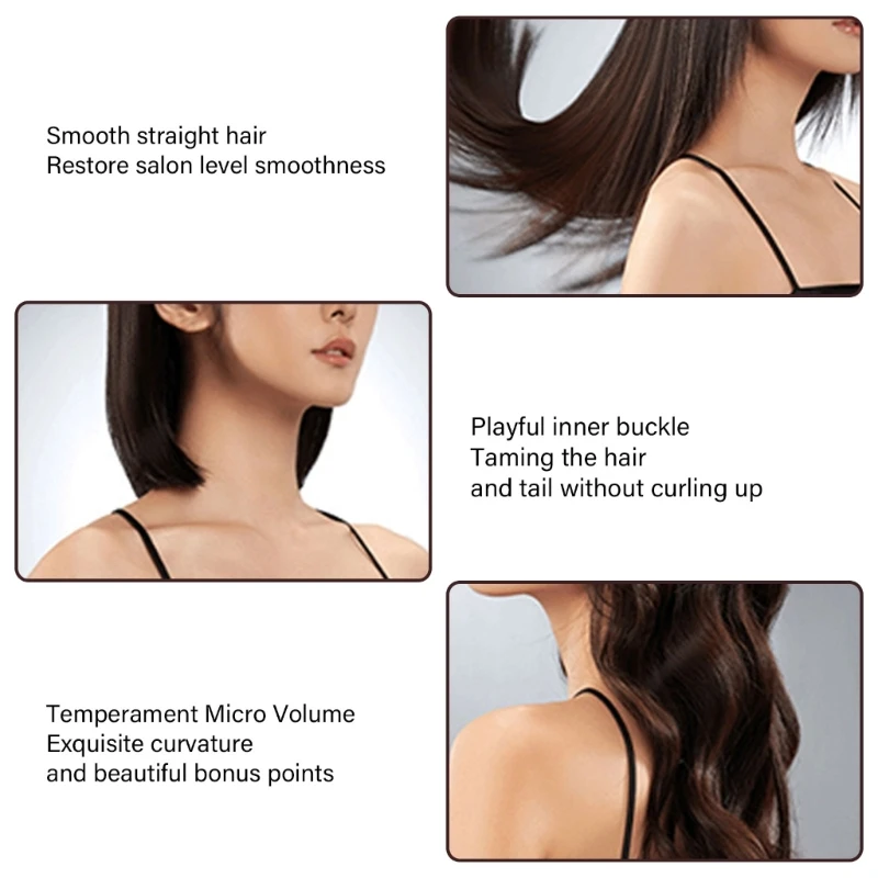 Wireless Hair Straightener Brush Fast Heated Straightener Brush Multifunctional Electric Hot Comb Hair Professional