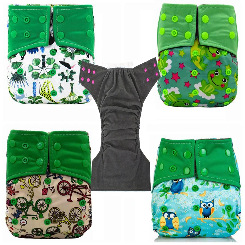 MumsbestBambooCharcoalWashablePocketDiaperReusableBabyCloth