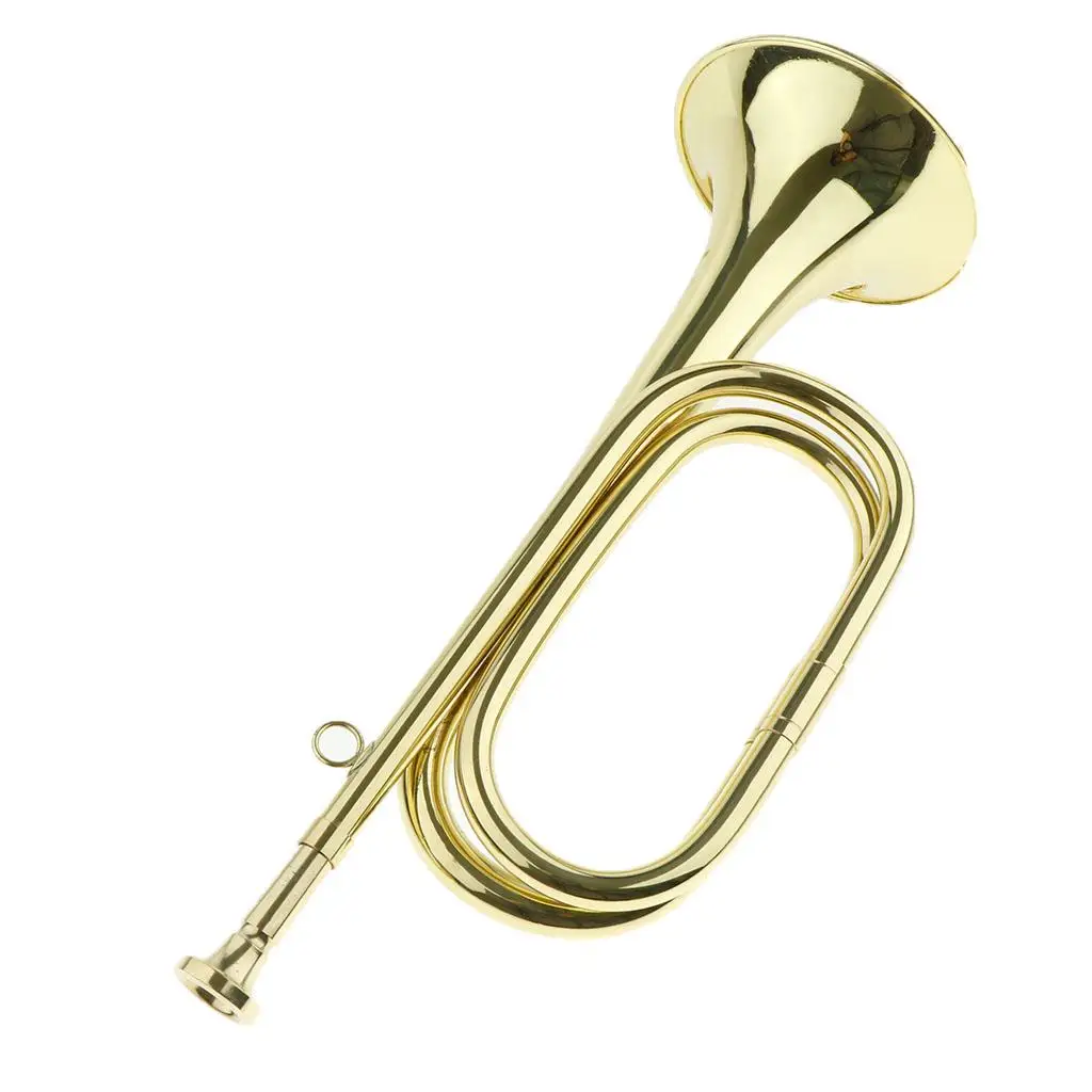 Exquisite Band School Performance Cavalry Trumpet Marching Bugle Brass Instrument
