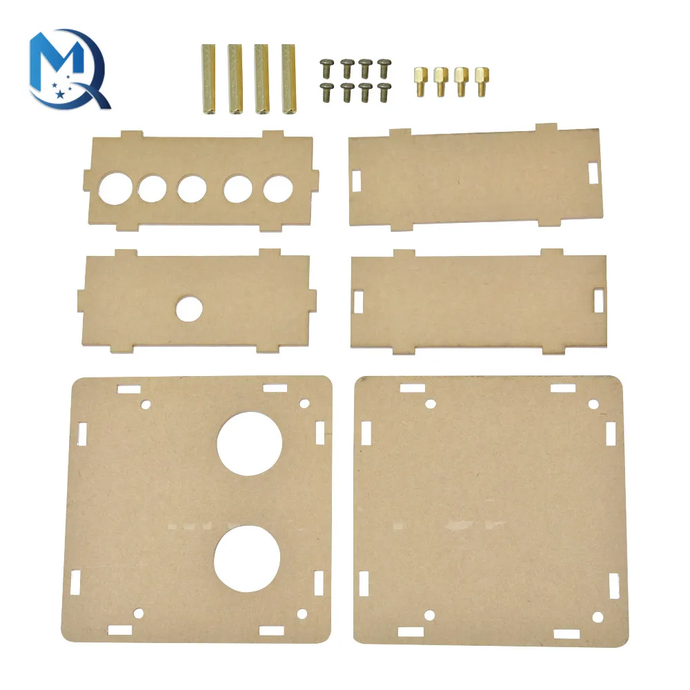 6J1 Tube Amplifier Audio Board Amplificador Pre-Amp Audio Mixer 6J1 Valve Preamp Bile Buffer Diy Kits Acrylic Box Shell Case