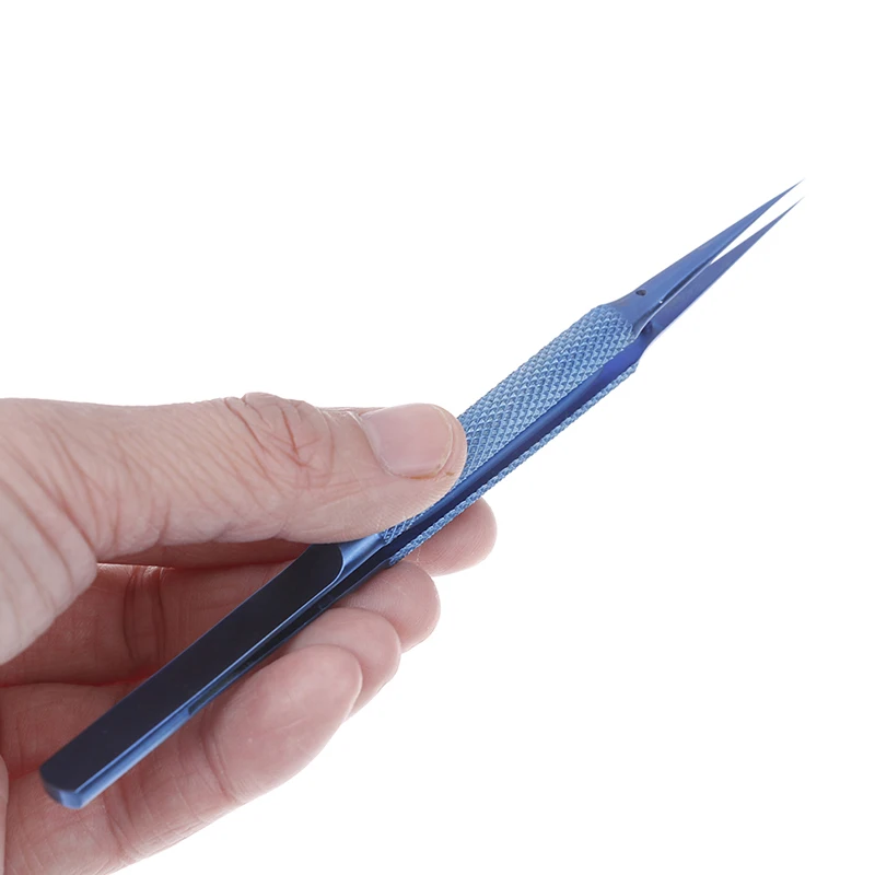 Precision Tweezers Titanium Alloy Tweezers 0.15mm Edge 1 pcs
