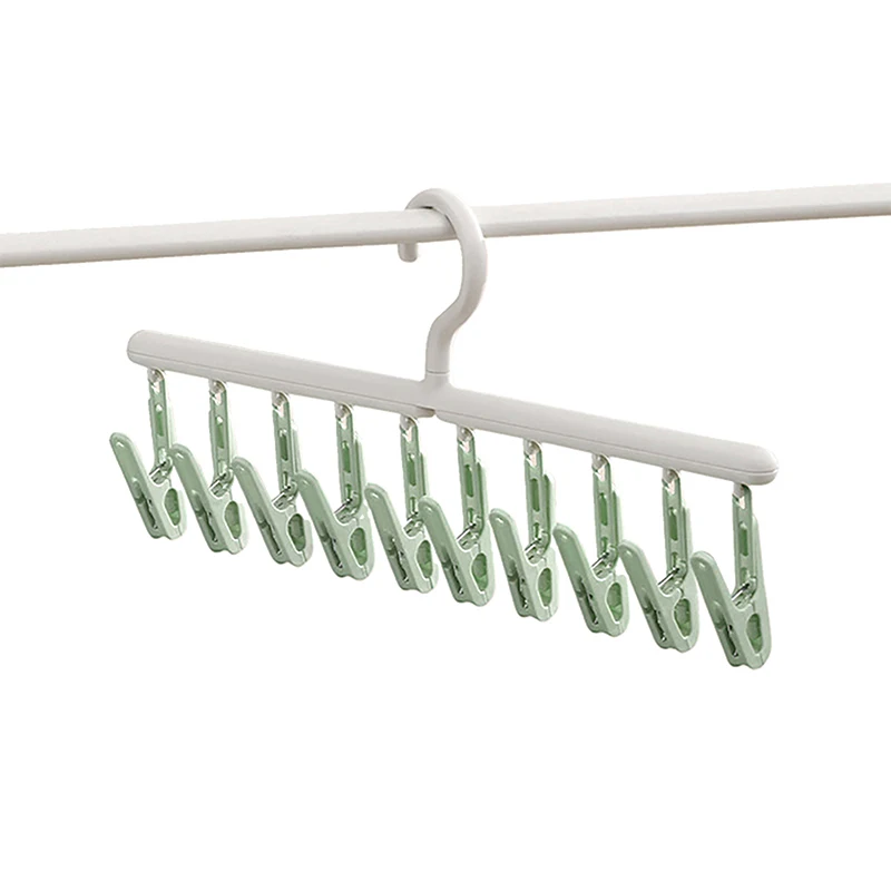 

1Pc Multi-port Rack Hangers Clothes Drying Rack Multifunction Plastic Storage Hangers Clothes Organizer Space Saving Hanger
