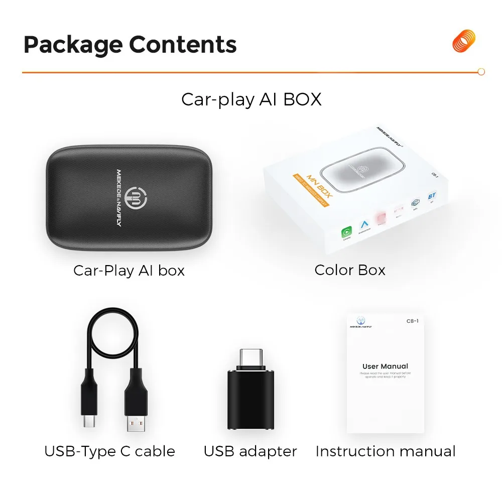 MEKEDE    CarPlay ȵ̵ ڵ  Ai Box  ڵ  Netflix YouTube ׺̼ GPS ̷ ũ