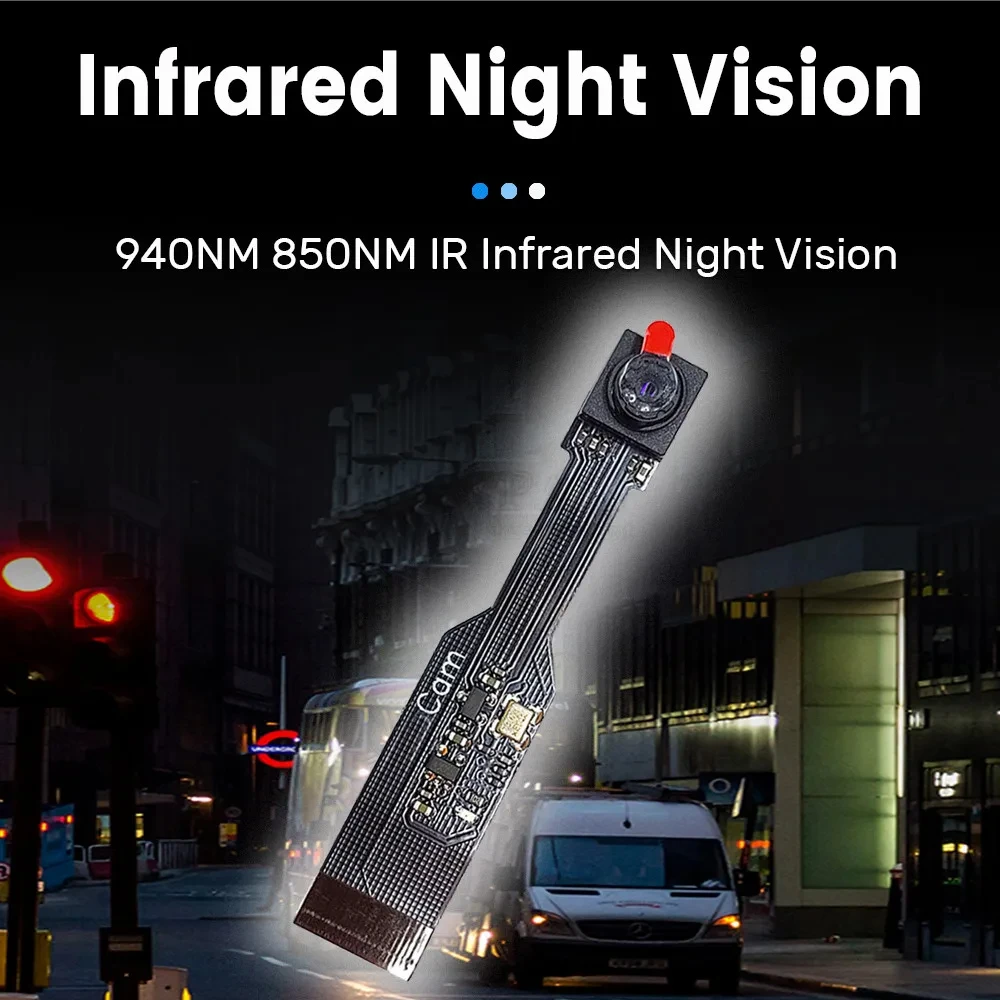 Modulo telecamera OV5647 per fotocamera Raspberry Pi 5 ZERO 6CM grandangolare Fisheye Night Vision Edition 120 160 gradi 5 milioni di pixel - immagine 5