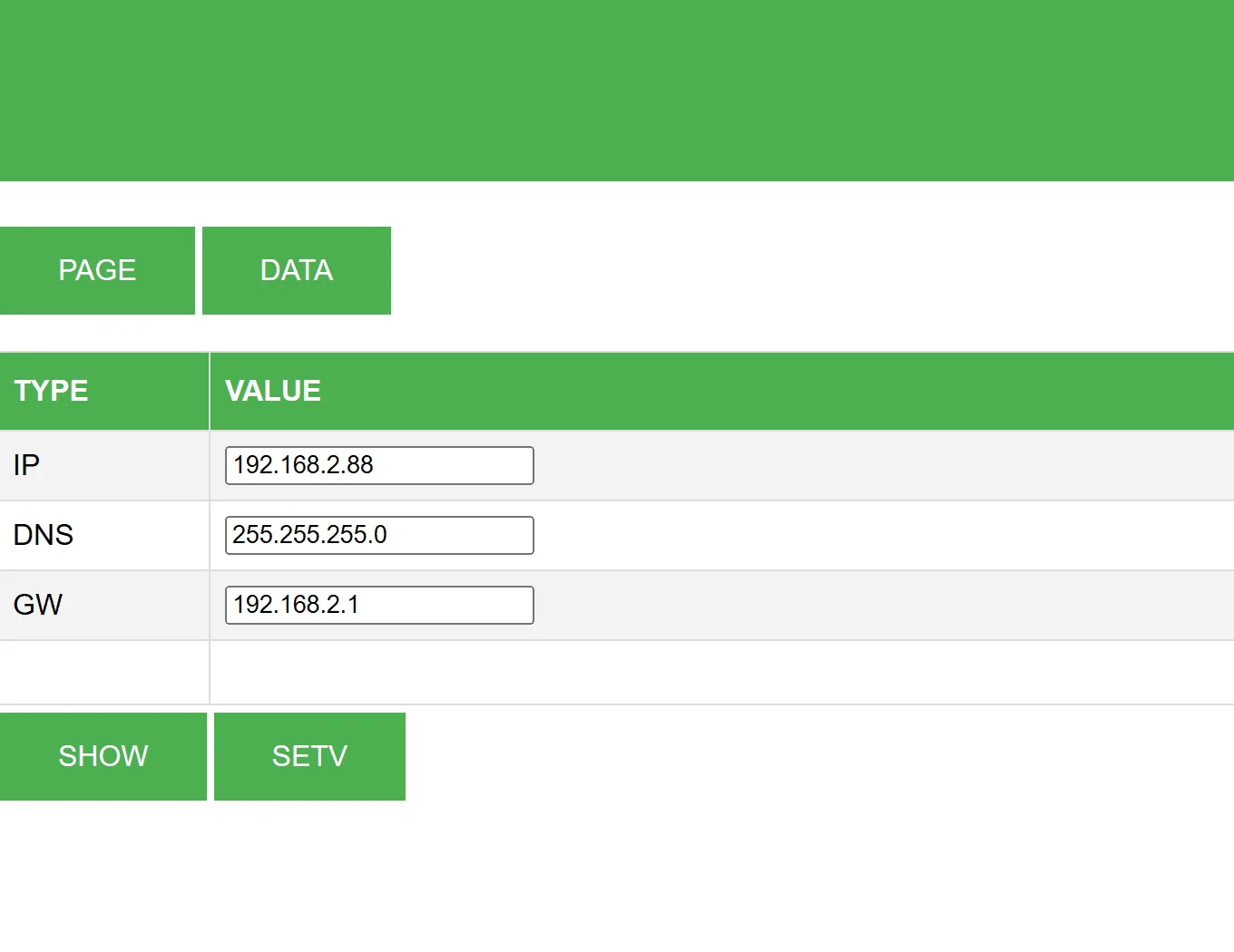 Modbus TCP 개발 보드, 내장 웹 서버, Modbus TCP 프로토콜