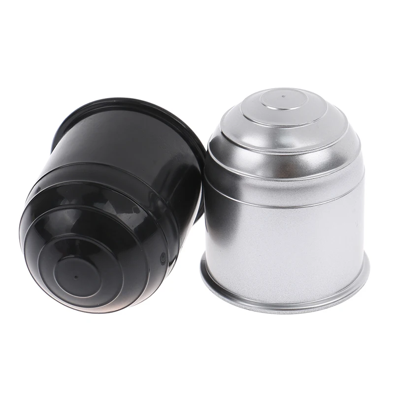 Trailer Ball Cover Trailer Hitch Cover Tow Bar Ball Cover Auto Tow Bar Ball Cover Accessories Black Sliver Cap Towing Hitch Caravan Trailer Cap Simple Durable Design Protective Cover