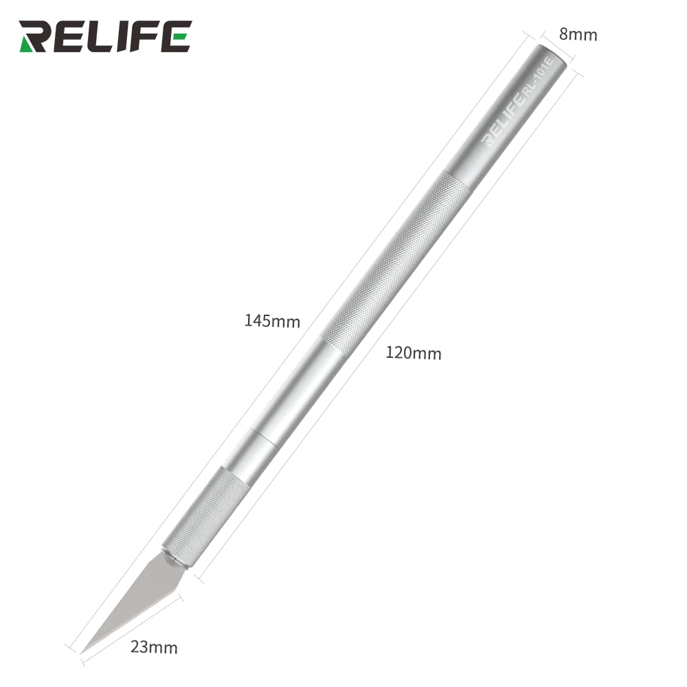 RELIFE RL-101E Handle Blade Removal Glue Knife Set For IC Chip BGA Motherboard Hard Disk PCB Circuit Board Phone Repair Tools