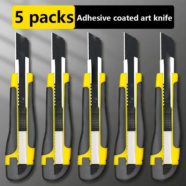 Heavy Duty Utility Knife – Thick Stainless Steel, Anti-Slip Handle for Box Cutting & Unboxing 1